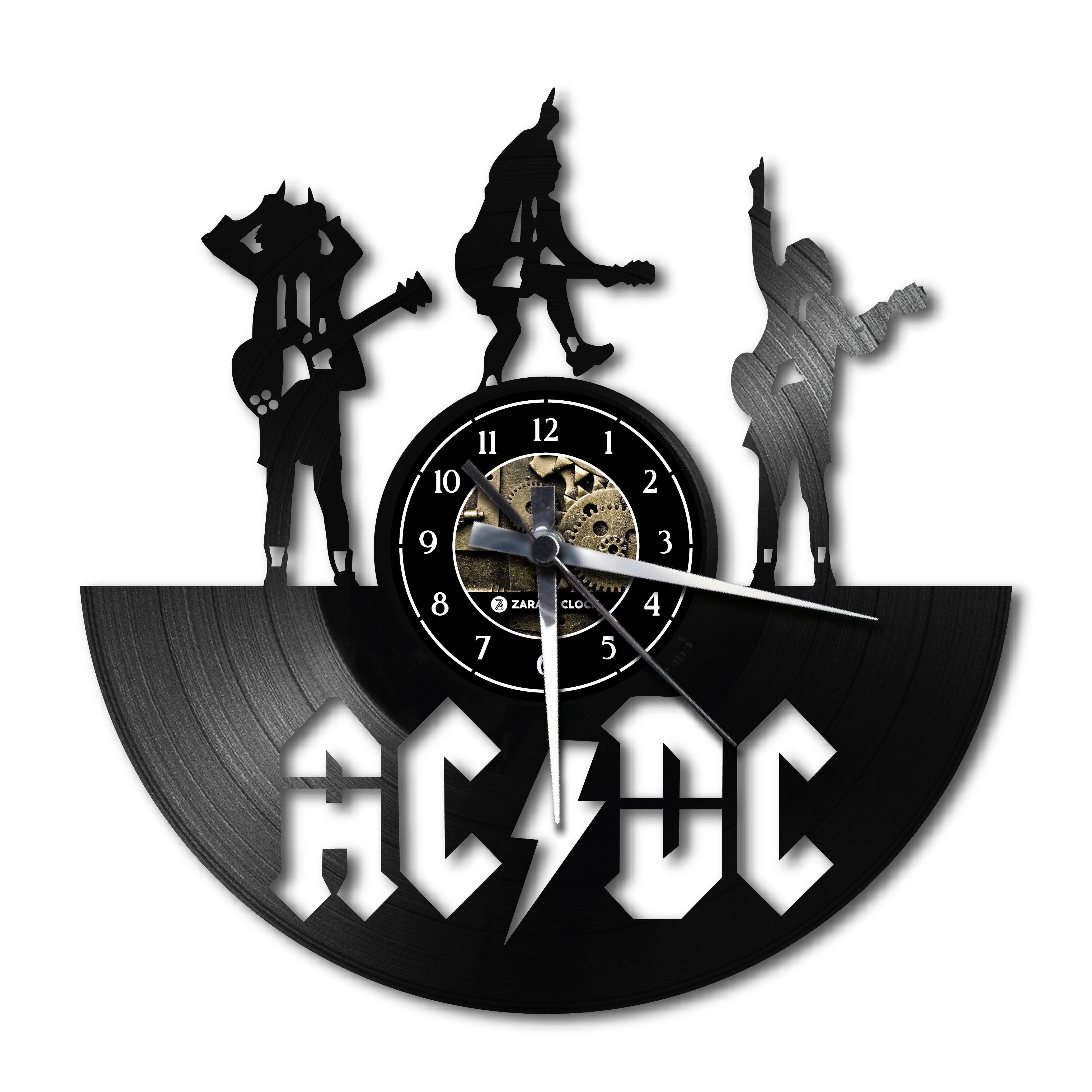 ACDC ✦ orologio in vinile