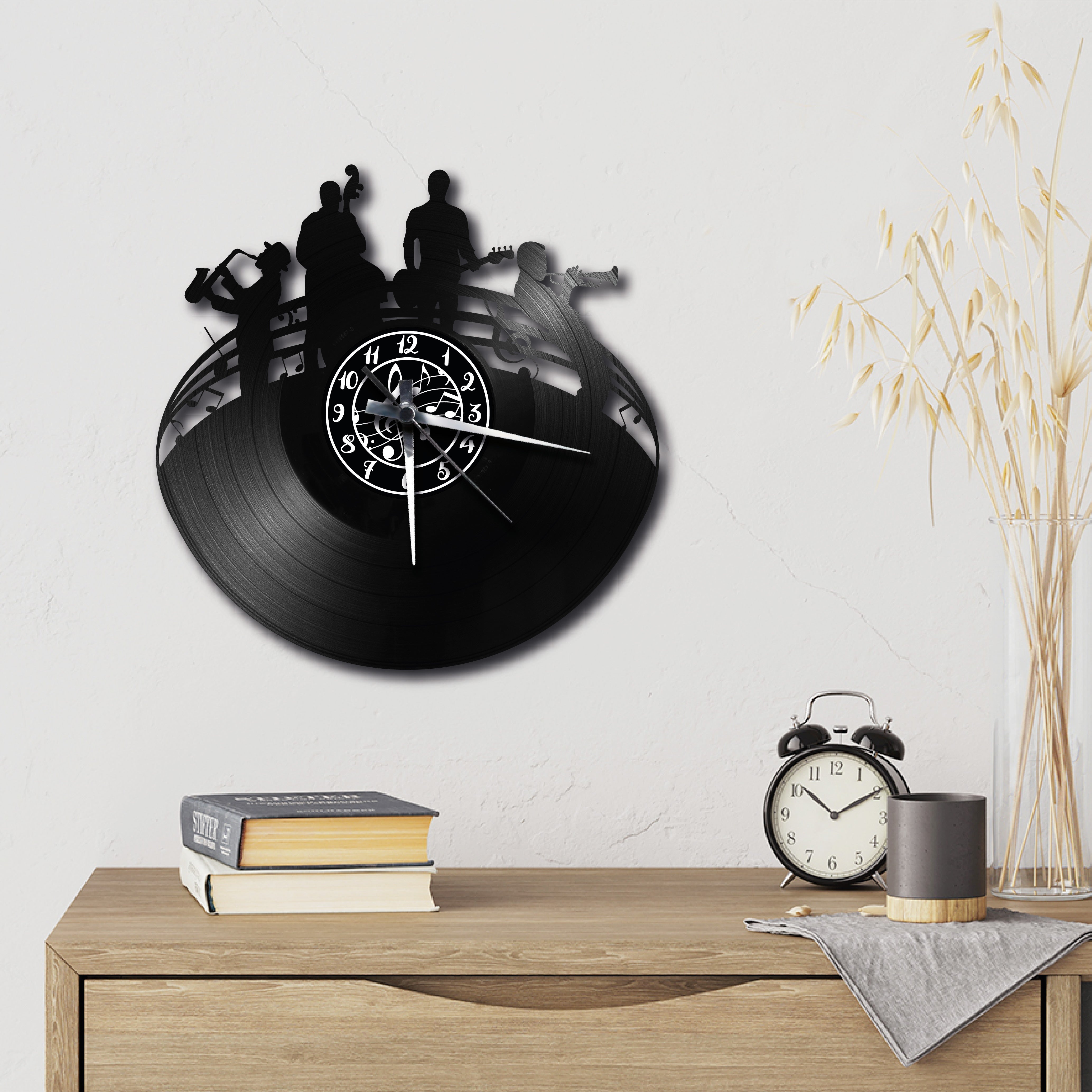 BANDA JAZZ ✦ orologio in vinile Orologio in vinile Zarami Clock | Gli orologi in vinile originali 