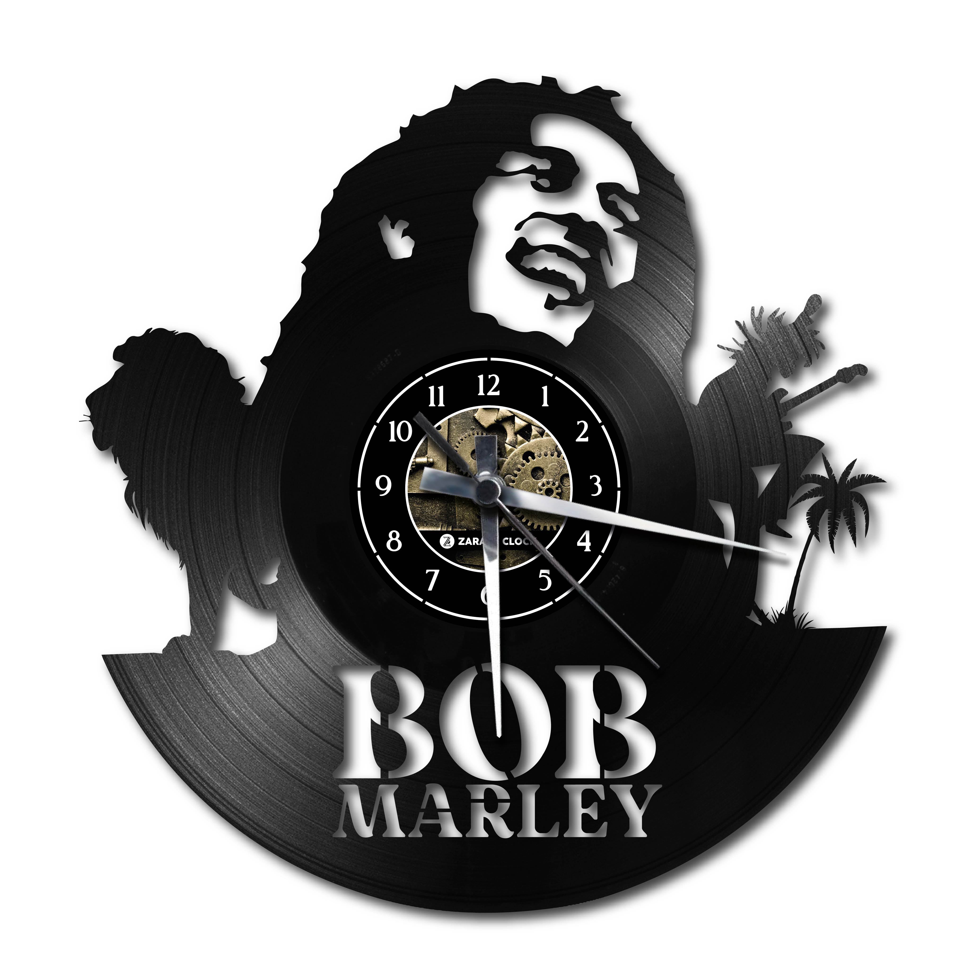 BOB MARLEY ✦ orologio in vinile