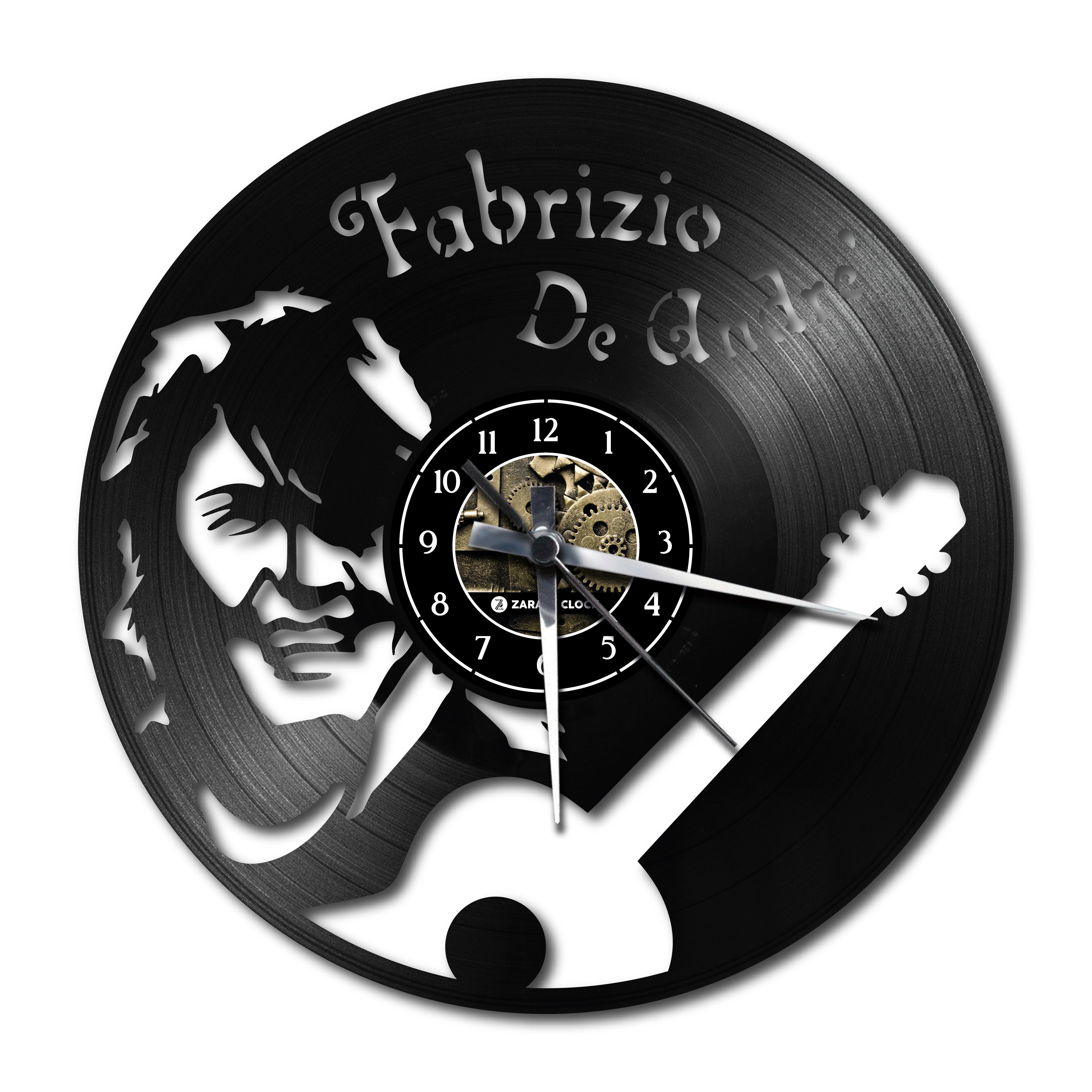 FABRIZIO DE ANDRE' ✦ orologio in vinile
