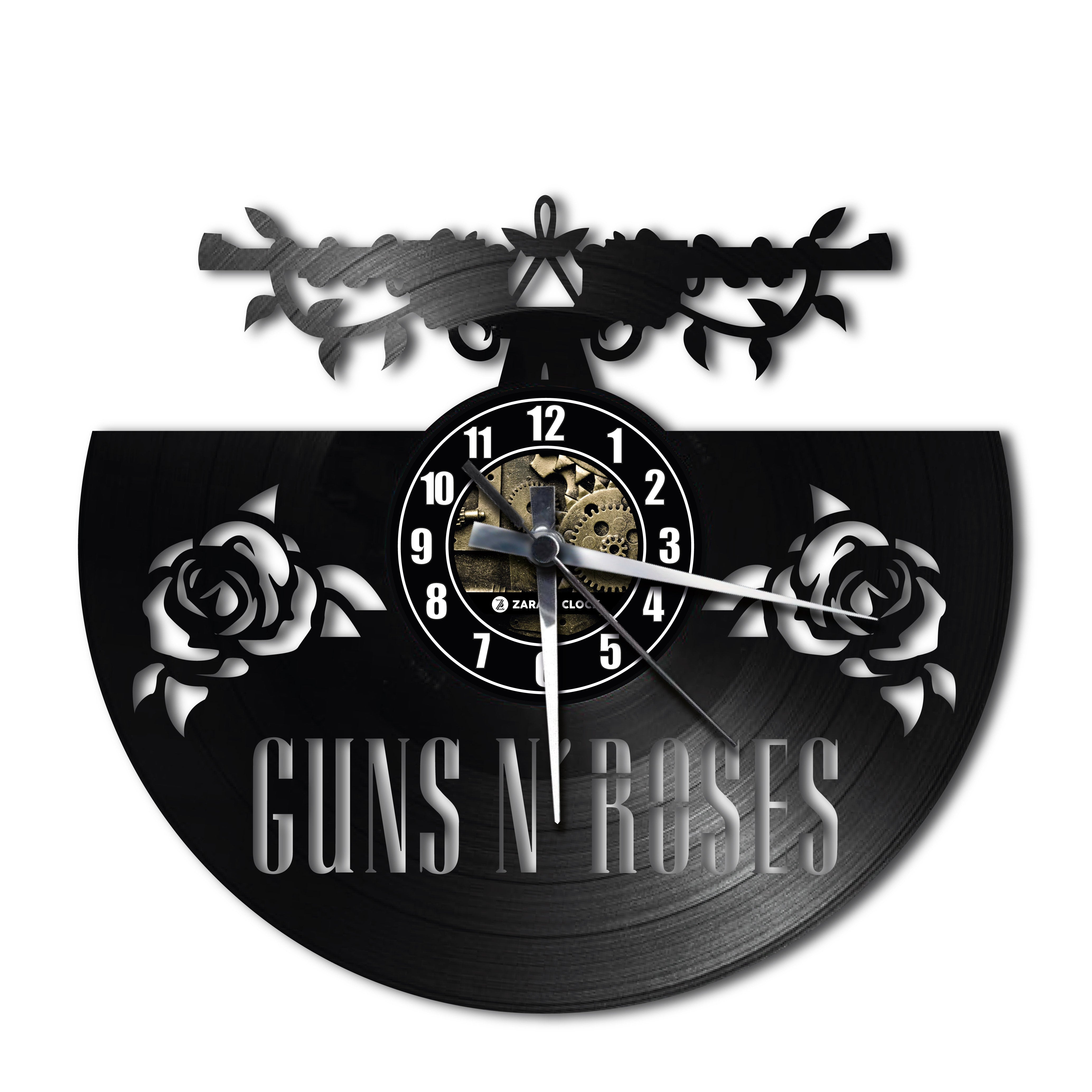 GUNS N' ROSES ✦ orologio in vinile