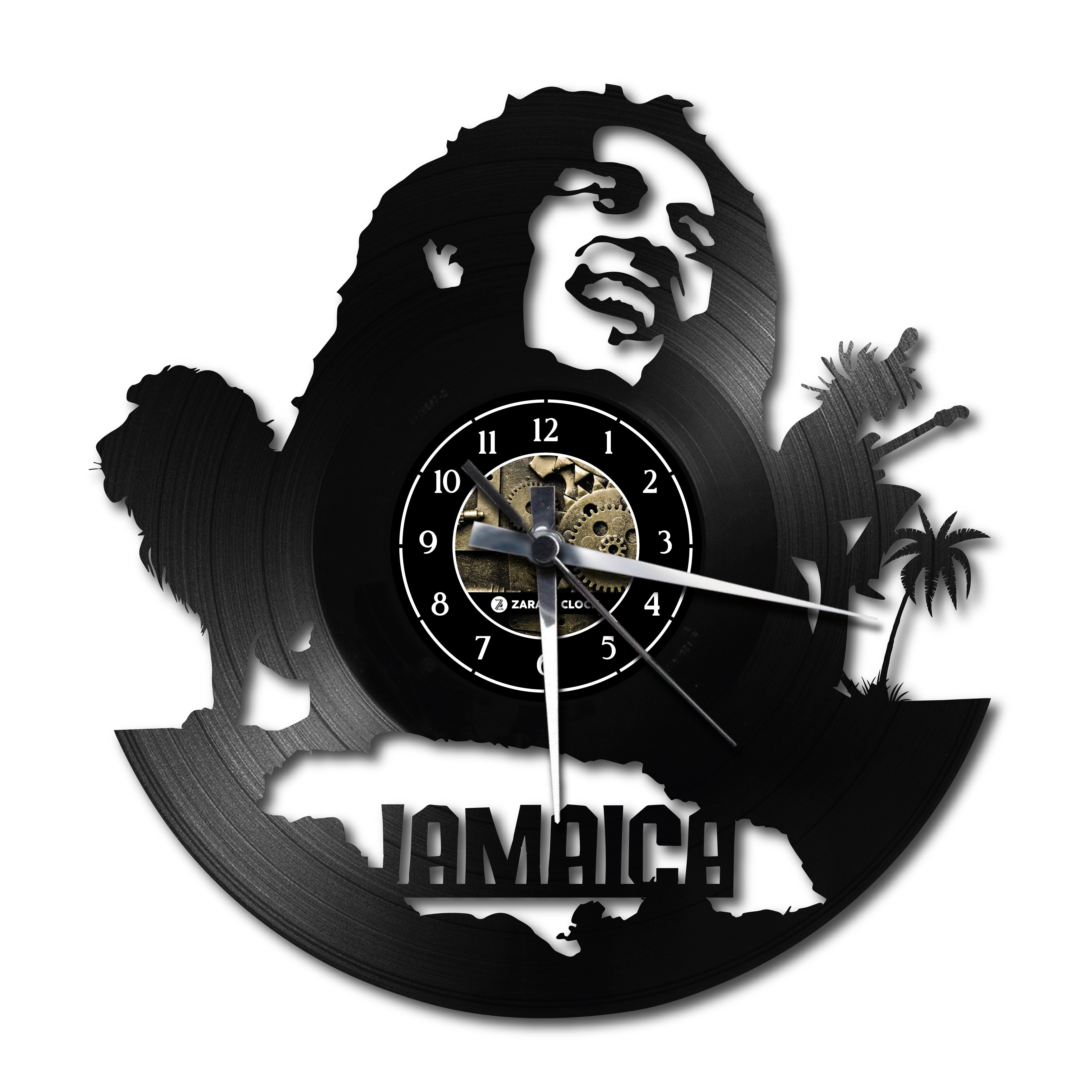 JAMAICA ✦ orologio in vinile