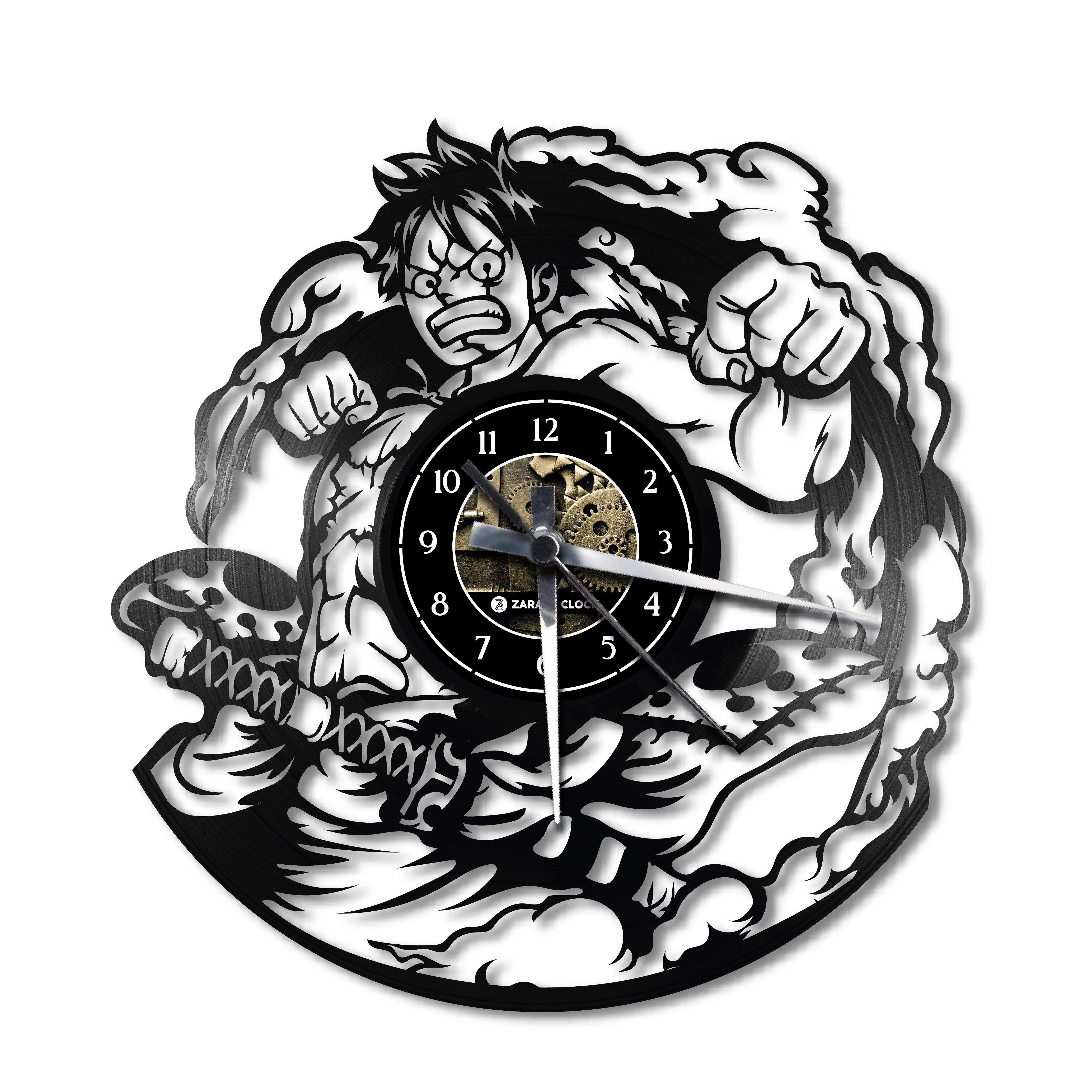 LUFFY-ONE PIECE ✦ orologio in vinile