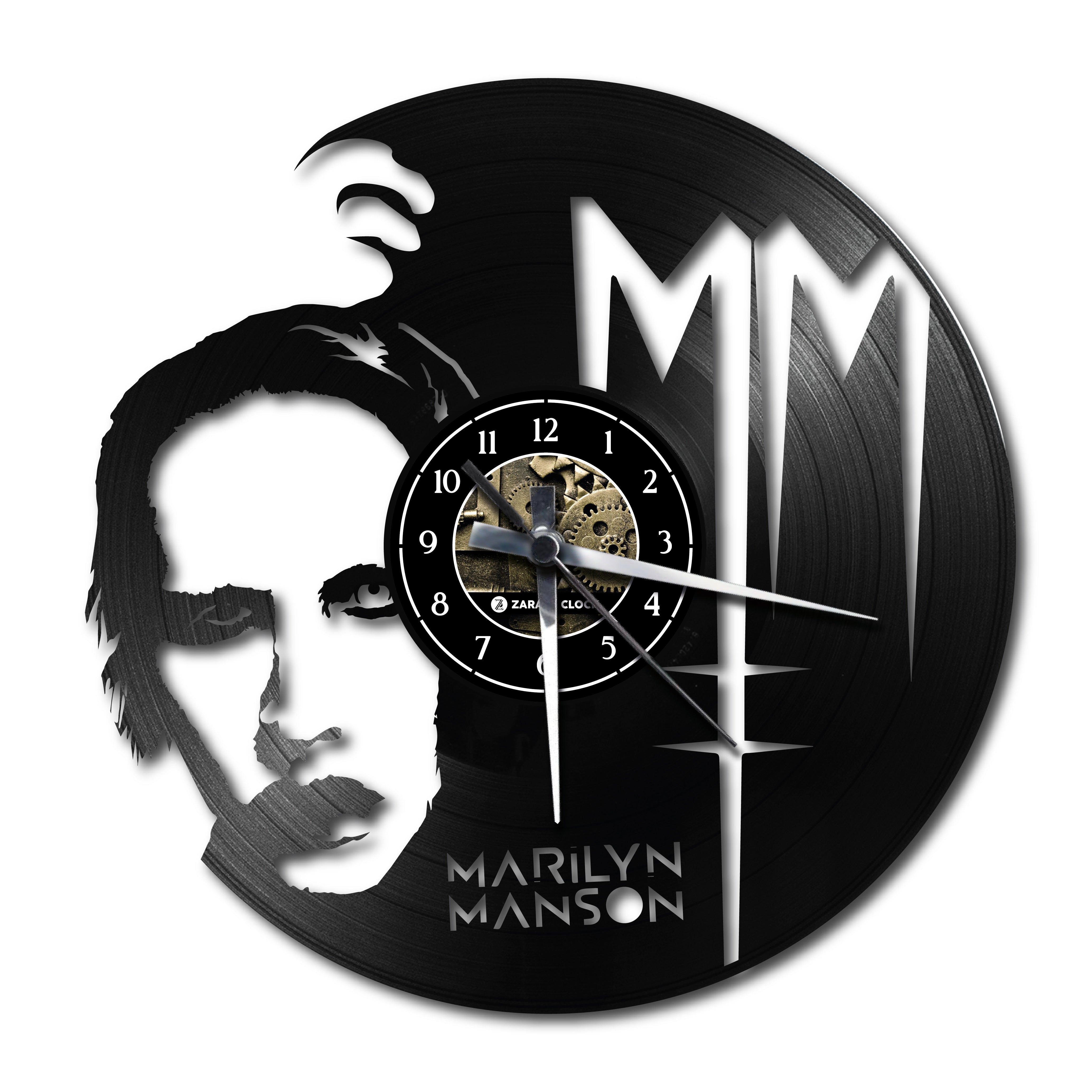 MARILYN MANSON ✦ orologio in vinile