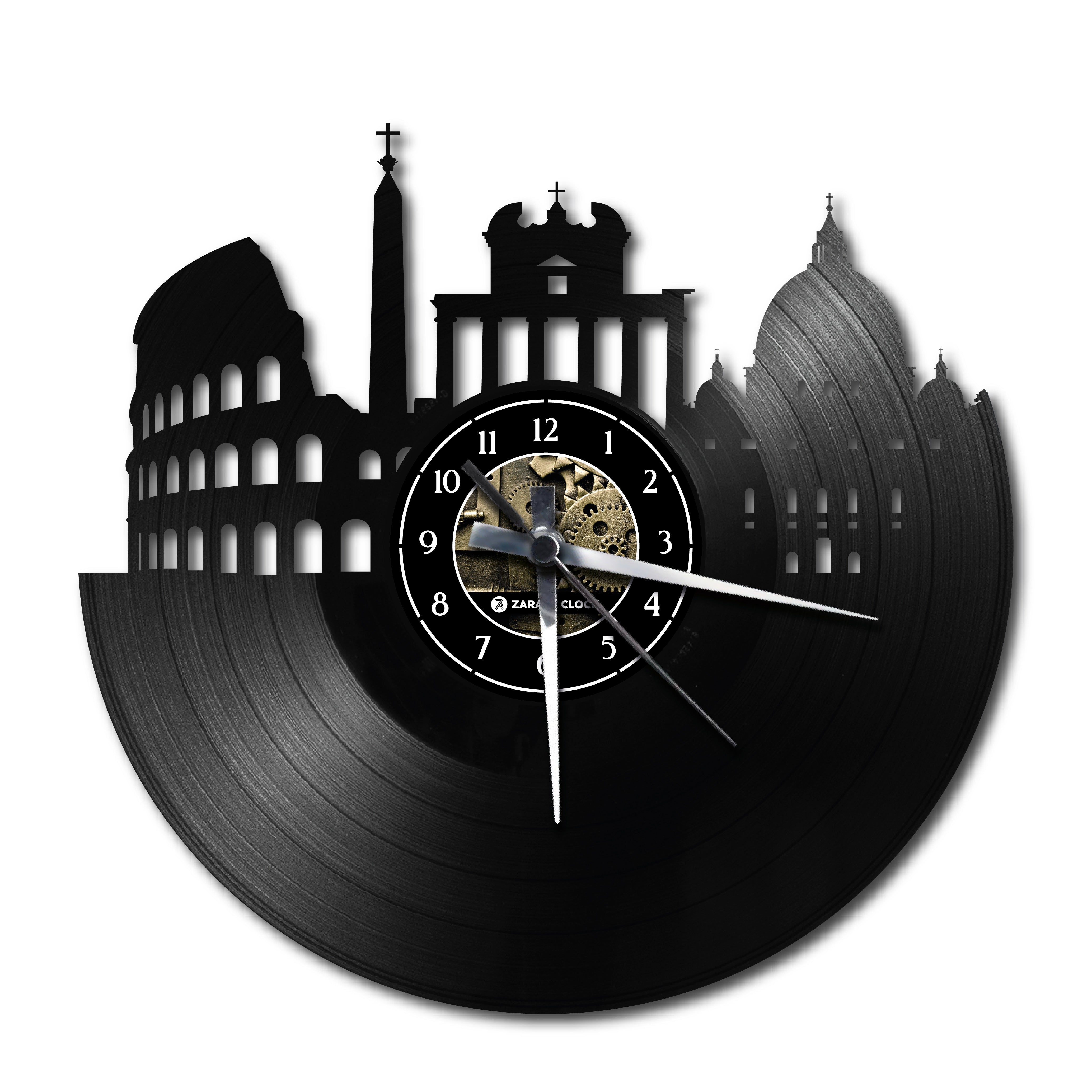 ROMA CITY ✦ orologio in vinile
