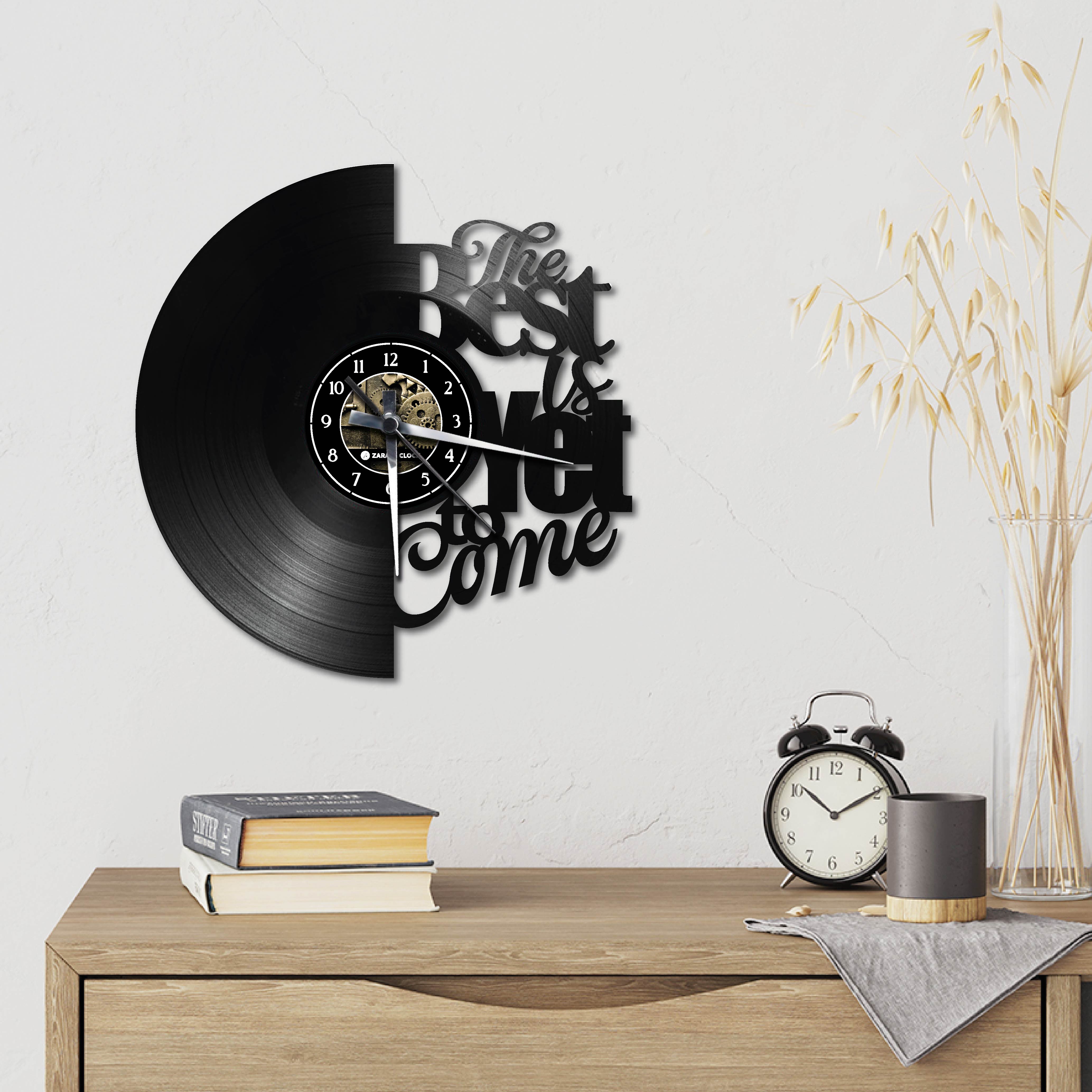THE BEST IS YET TO COME ✦ orologio in vinile