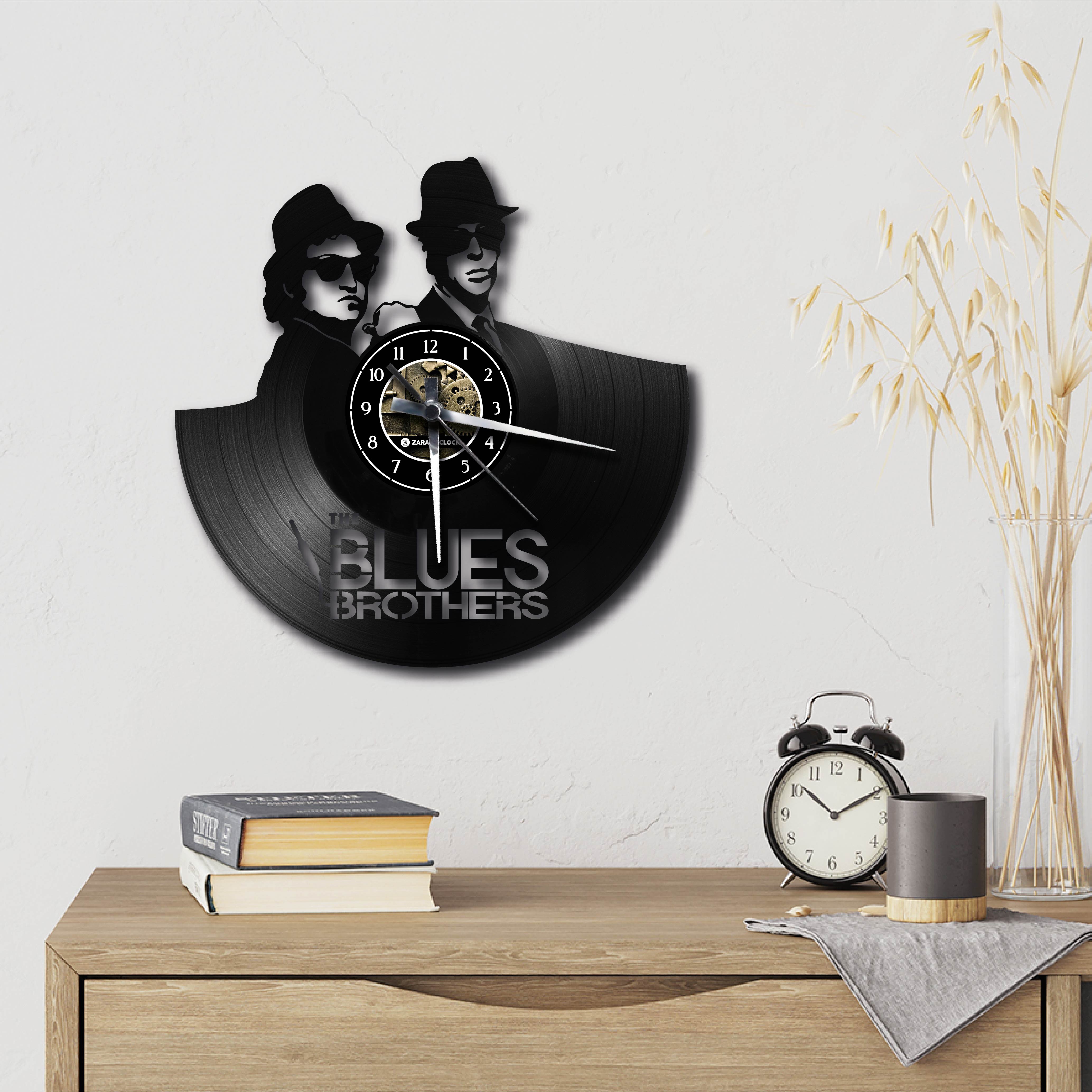 THE BLUES BROTHER  ✦ orologio in vinile