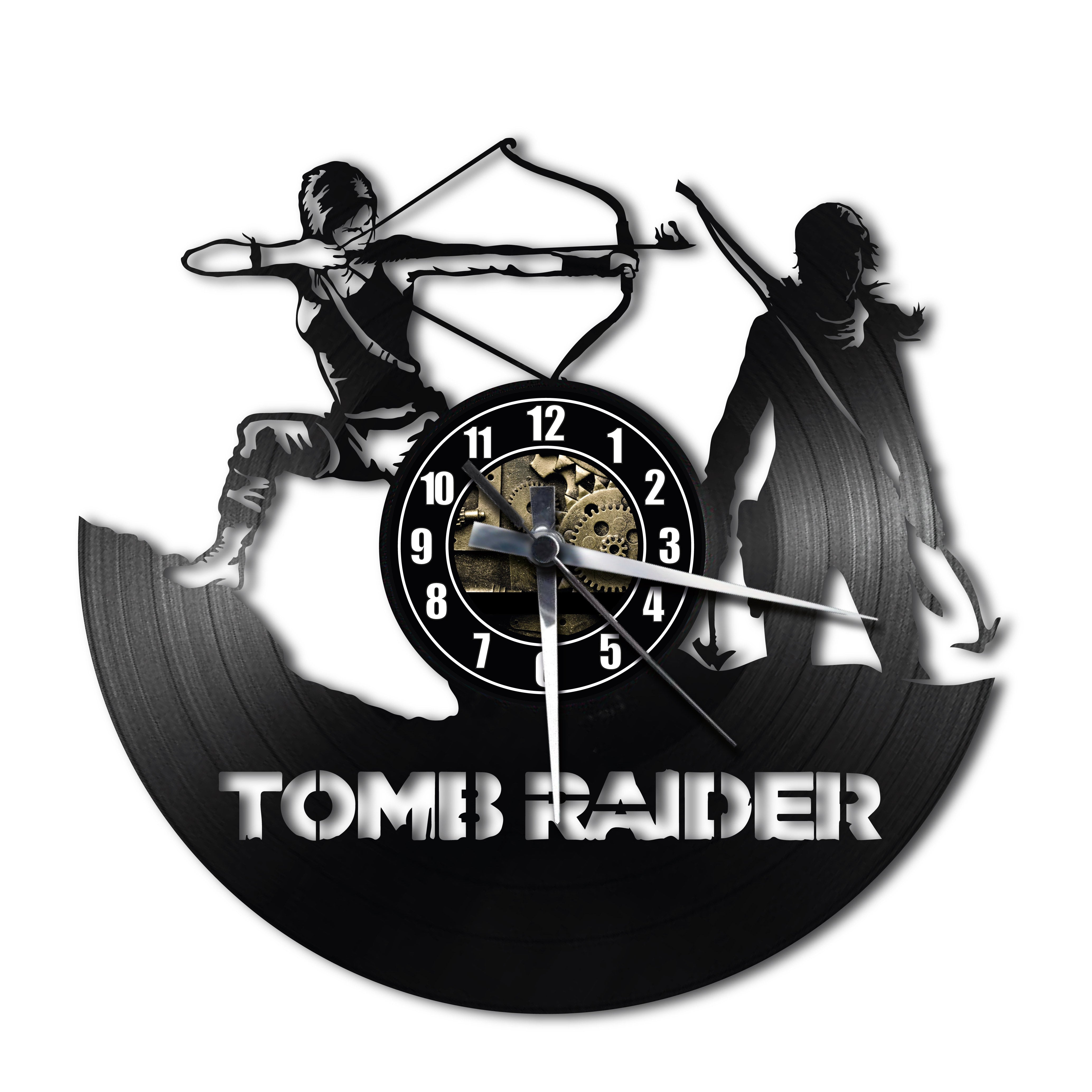 TOMB RAIDER ✦ orologio in vinile