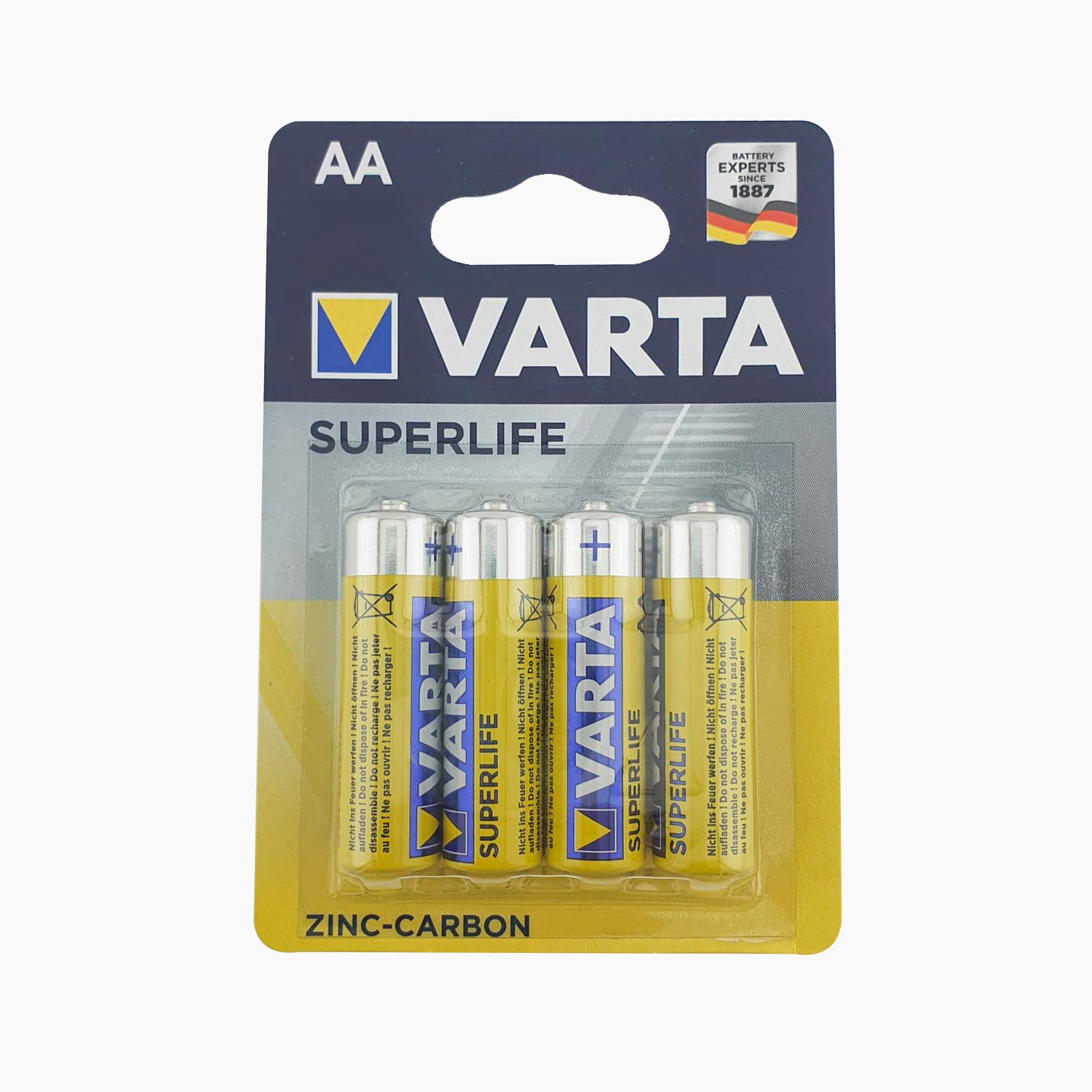 Set 4 Batterie AA - VARTA LONGLIFE